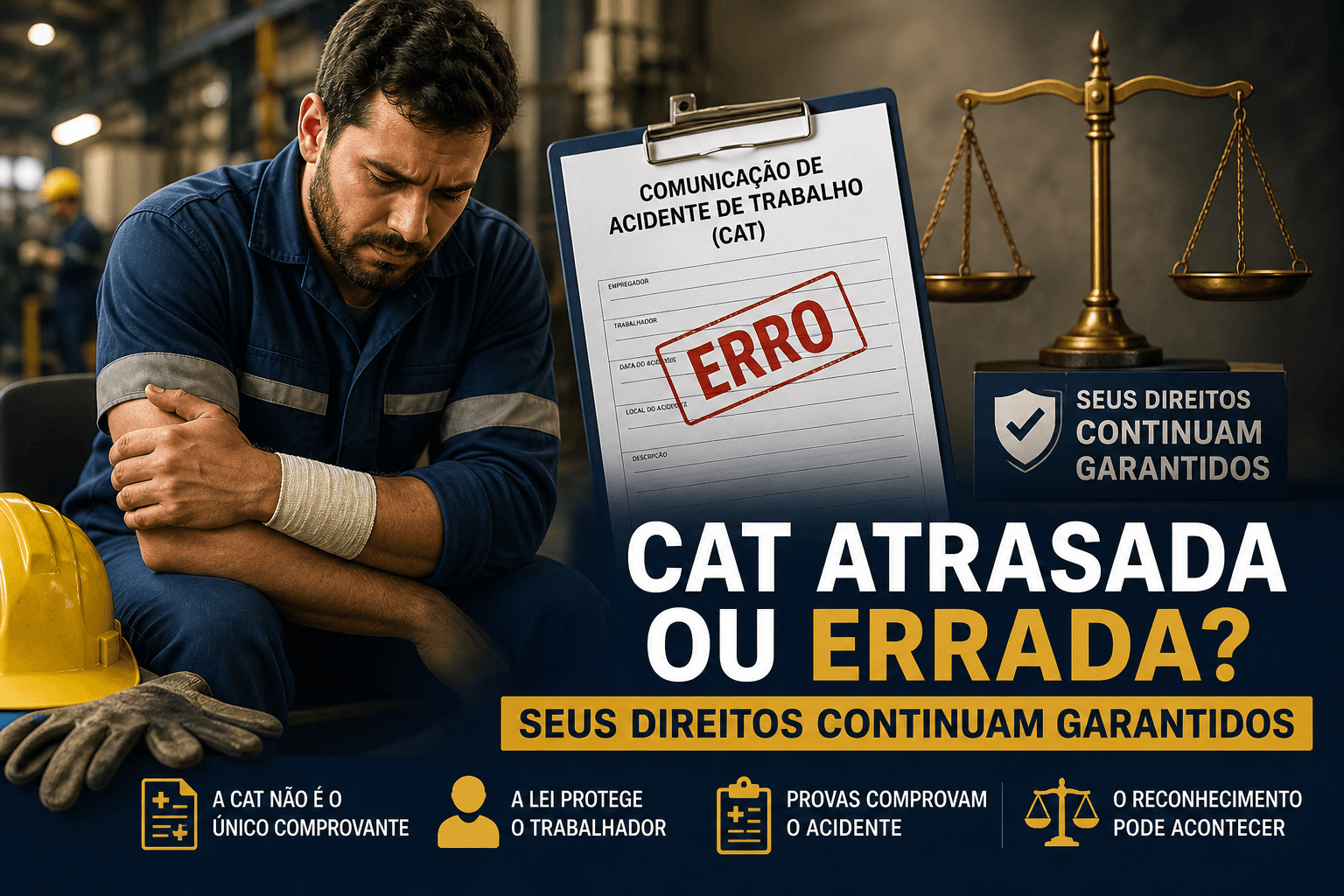 CAT atrasada ou errada? Seus direitos continuam garantidos